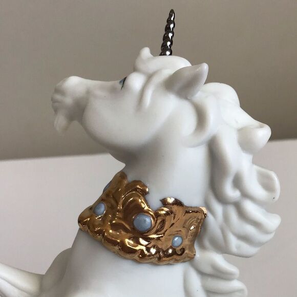 Vintage Hallmark Magical Unicorn Collection Boundless Spirit Ceramic Statue 1988 - Picture 9 of 11